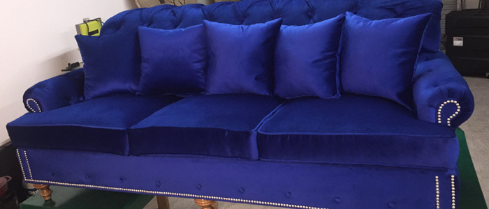 Sofa with New Upholstery